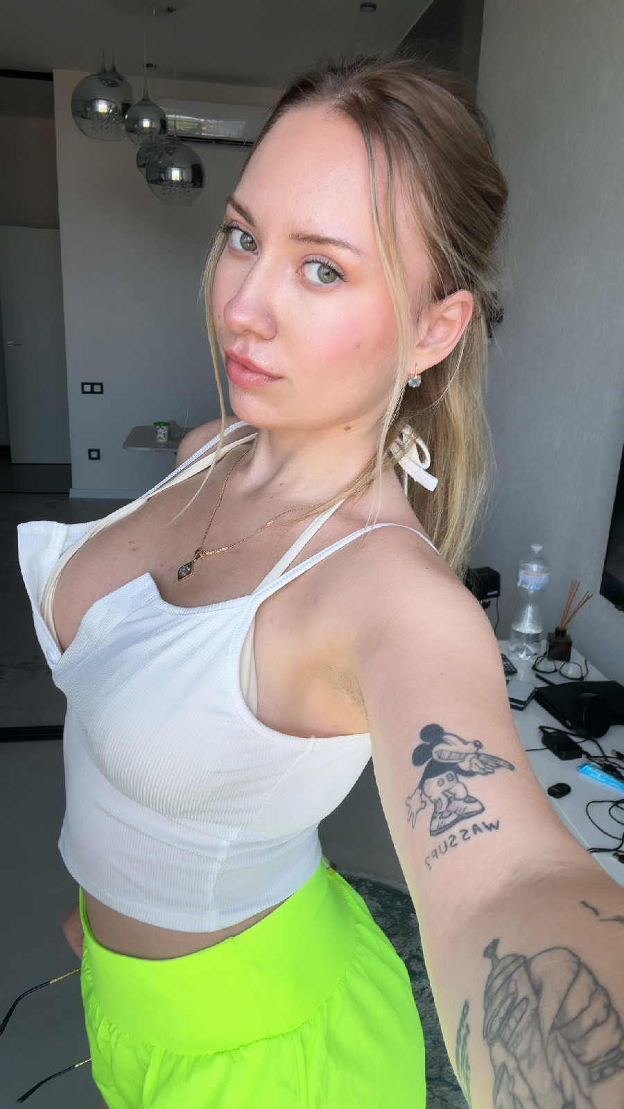 KateV in her underwear in Chelyabinsk